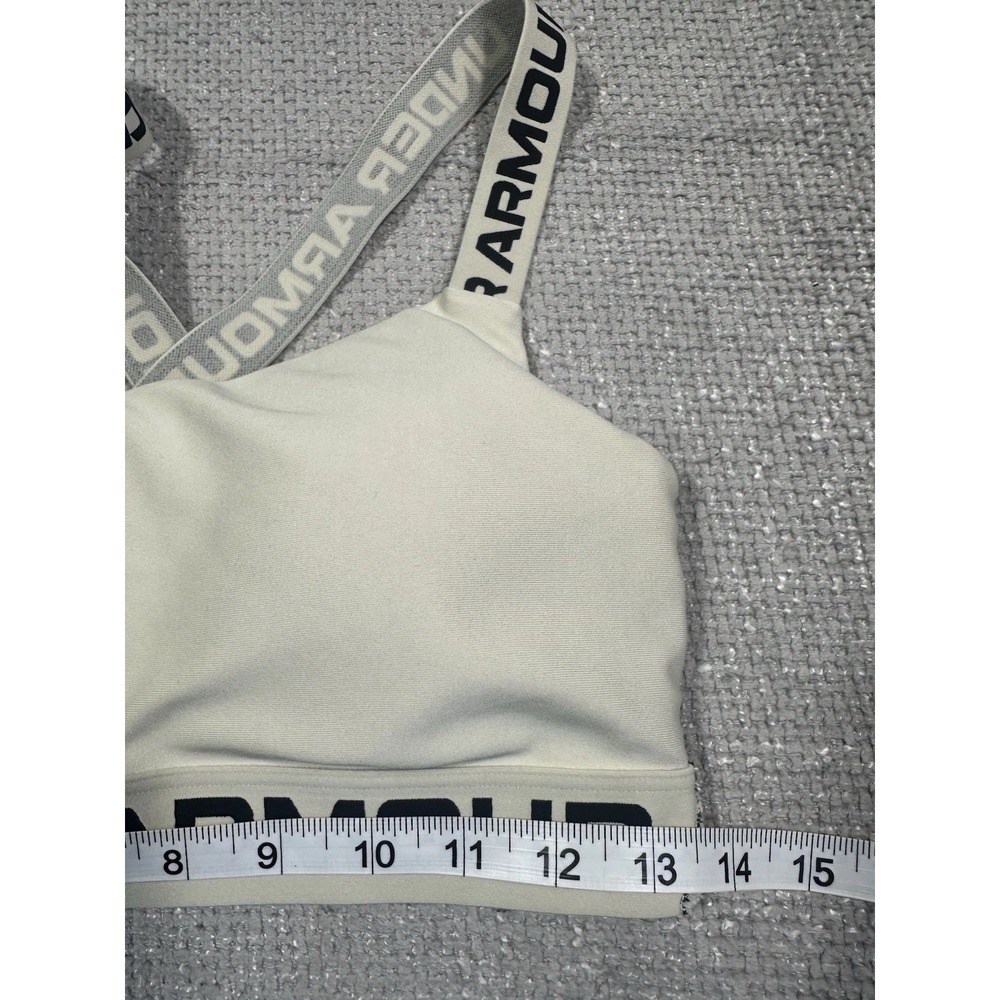 Under Armour Crossback Sports Bra Lot Of 2 Logo Strappy Back Large Read - Picture 3 of 8